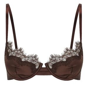 Kat the Label ‘Sorrento’ underwire bralette in espresso